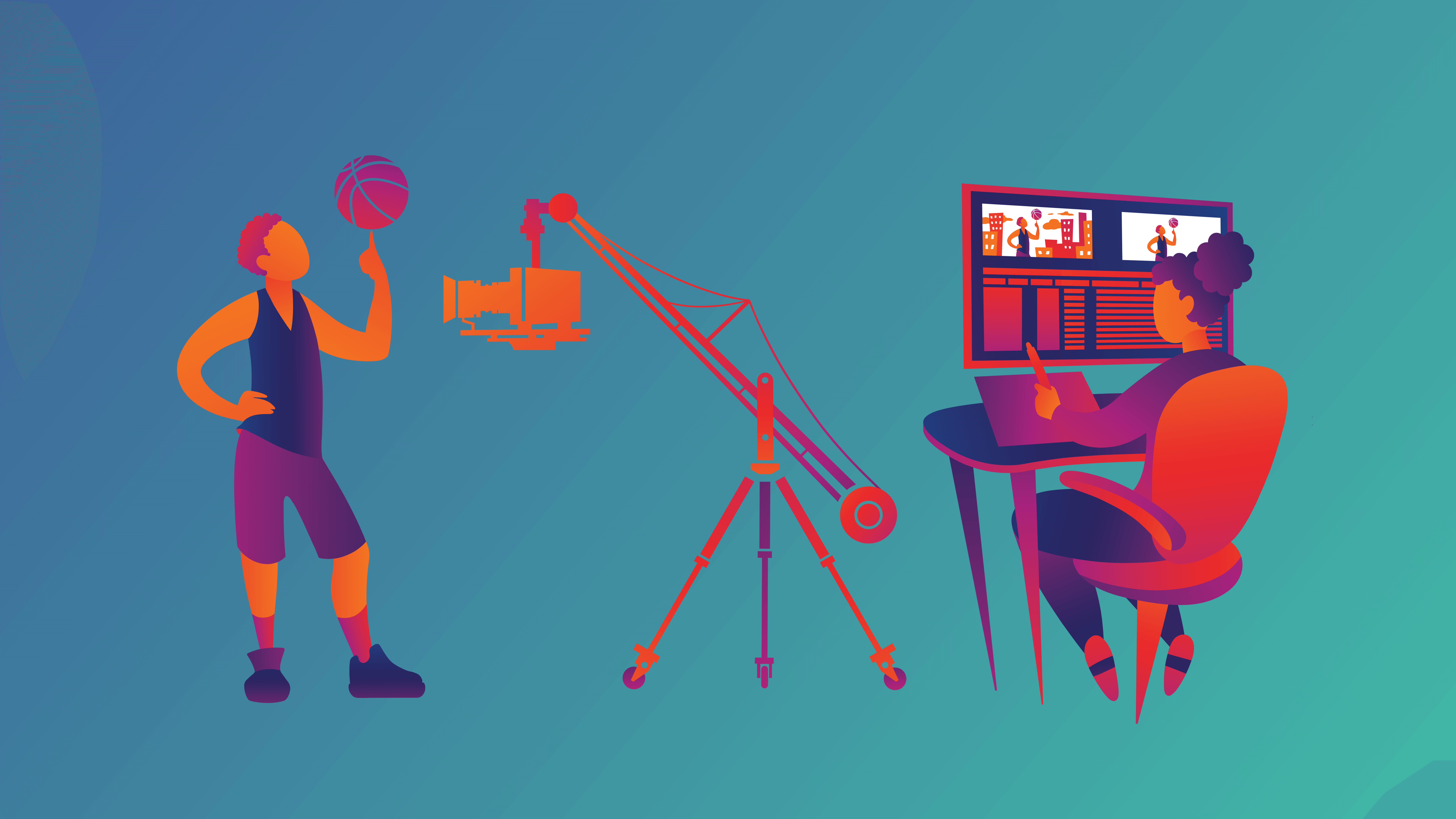 Business strategy presentation video